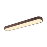 Plafonnier LED Moderne Long Ovale pour Salon