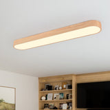 Plafonnier LED Moderne Long Ovale pour Salon