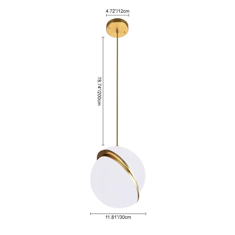 Suspension Salle à Manger Globe en Verre 30 cm