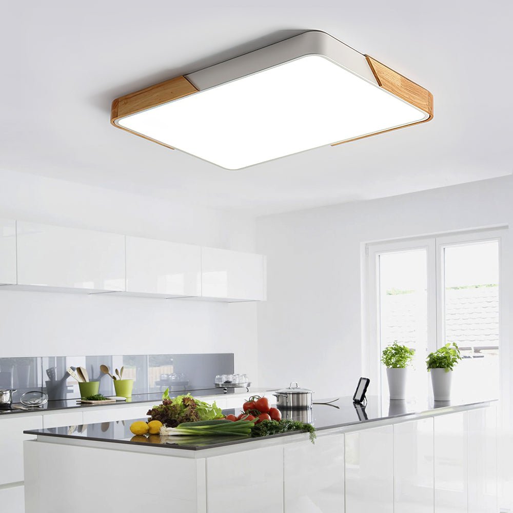 Plafonnier LED Moderne Rectangulaire pour Cuisine