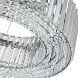 Lustre Cristal Moderne Rond pour Salon