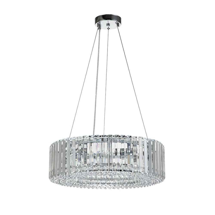 Lustre Cristal Moderne Rond pour Salon