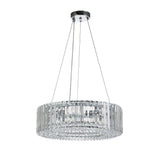 Lustre Cristal Moderne Rond pour Salon