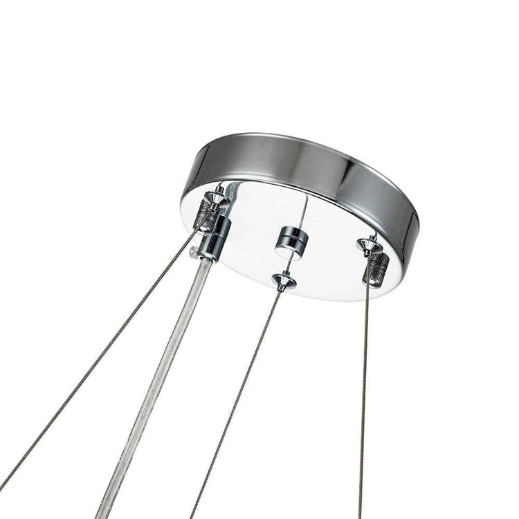 Lustre Cristal Moderne Rond pour Salon