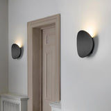 Applique Extérieure Moderne Rond Applique Murale avec Solar Forme