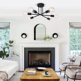 Plafonnier Moderne Six Luminaires Sputnik Sphère Semi-Encastré Luminaire