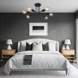 Plafonnier Moderne Six Luminaires Sputnik Sphère Semi-Encastré Luminaire