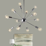 Lustre Salon Spoutnik en Laiton 70 cm