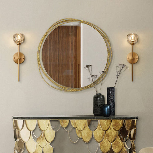 Applique Murale Chambre en Cristal 11 cm