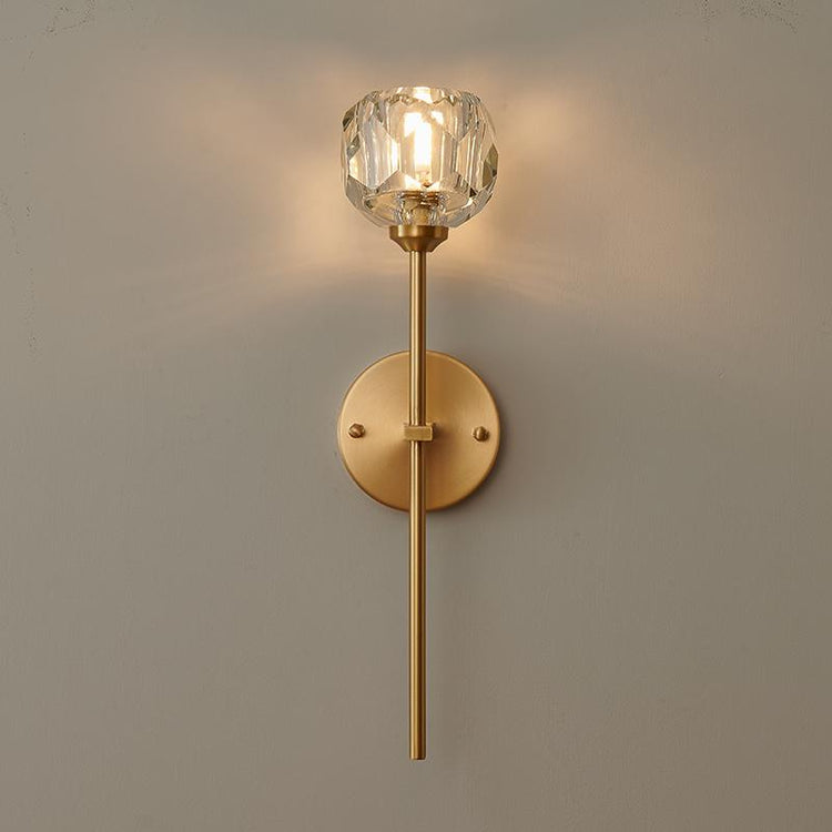 Applique Murale Chambre en Cristal 11 cm