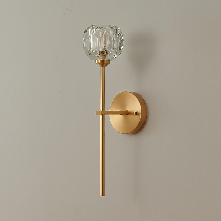 Applique Murale Chambre en Cristal 11 cm