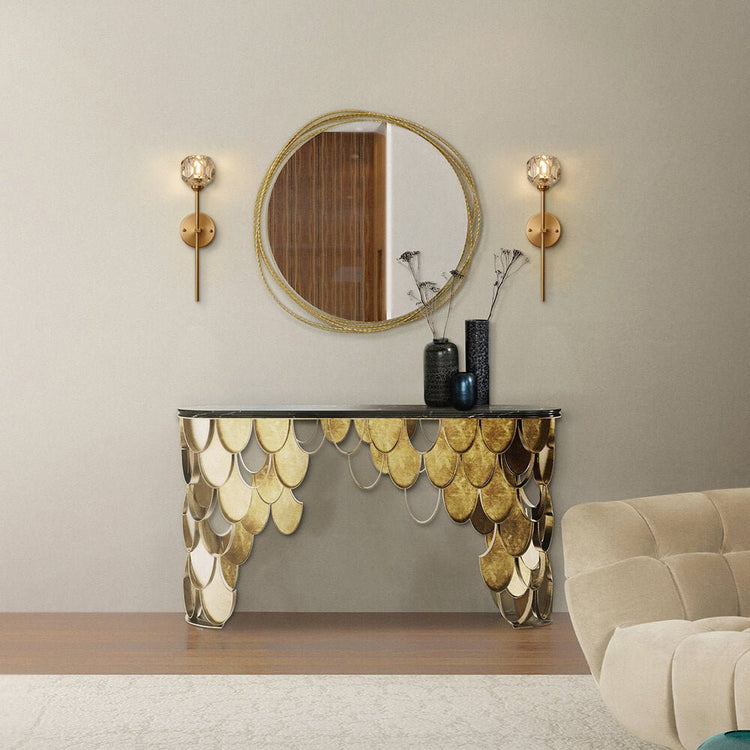 Applique Murale Chambre en Cristal 11 cm