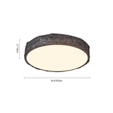 Plafonnier Salon en Pierre 63 cm