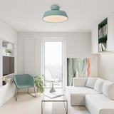 Plafonnier LED Nordique Semi-Encastré Luminaire pour Salle de Bain