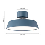Plafonnier LED Nordique Semi-Encastré Luminaire pour Salle de Bain