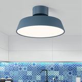 Plafonnier LED Nordique Semi-Encastré Luminaire pour Salle de Bain