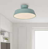 Plafonnier LED Nordique Semi-Encastré Luminaire pour Salle de Bain