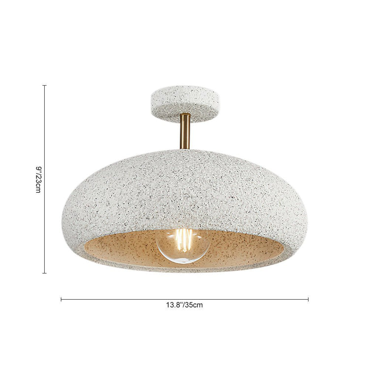 Plafonnier Salon en Pierre 35 cm