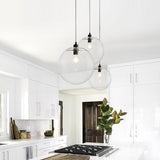 Lustre Cuisine Boule en Verre