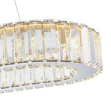 Lustre Salon Ovale en Cristal