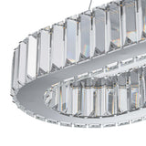 Lustre Salon Ovale en Cristal