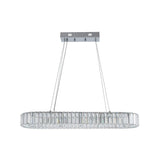 Lustre Salon Ovale en Cristal