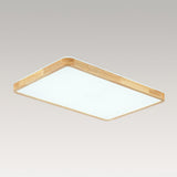 Plafonnier Cuisine Rectangulaire en Bois 88 cm