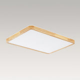 Plafonnier Cuisine Rectangulaire en Bois 88 cm