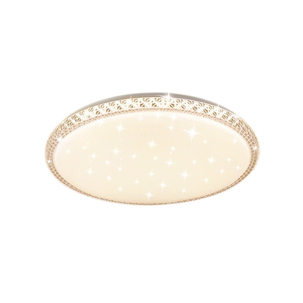Plafonnier Verre Cristal Scintillant Inspiré pour Salon