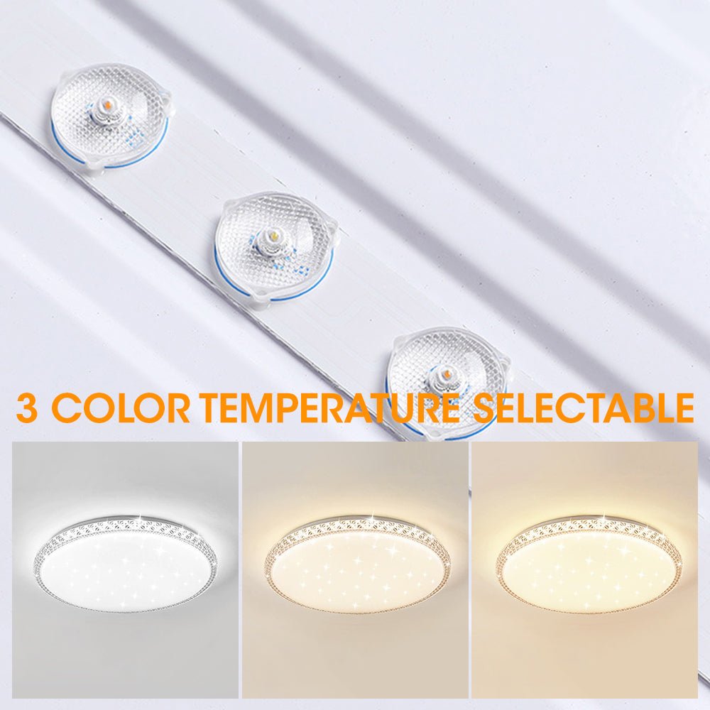 Plafonnier Verre Cristal Scintillant Inspiré pour Salon