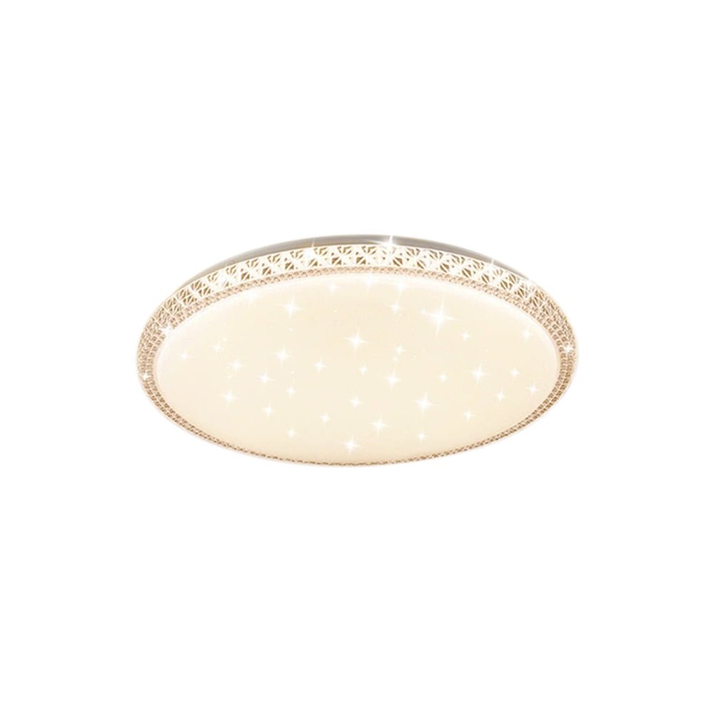 Plafonnier Verre Cristal Scintillant Inspiré pour Salon