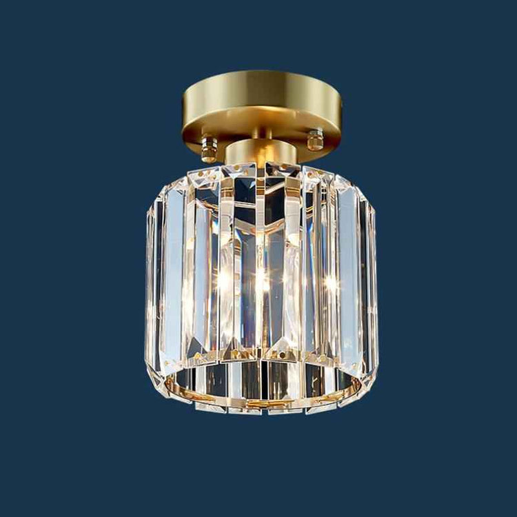 Plafonnier Verre Cristal Fitting Moderne pour Cuisine