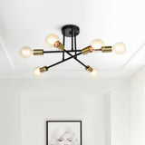 Plafonnier Six-Luminaire Sputnik Semi-Encastré pour Cuisine