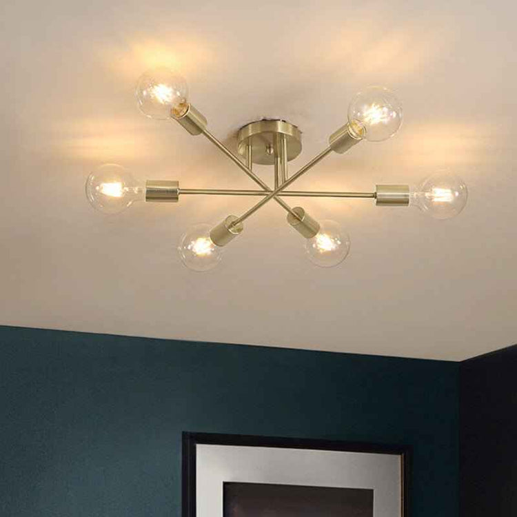 Plafonnier Six-Luminaire Sputnik Semi-Encastré pour Cuisine