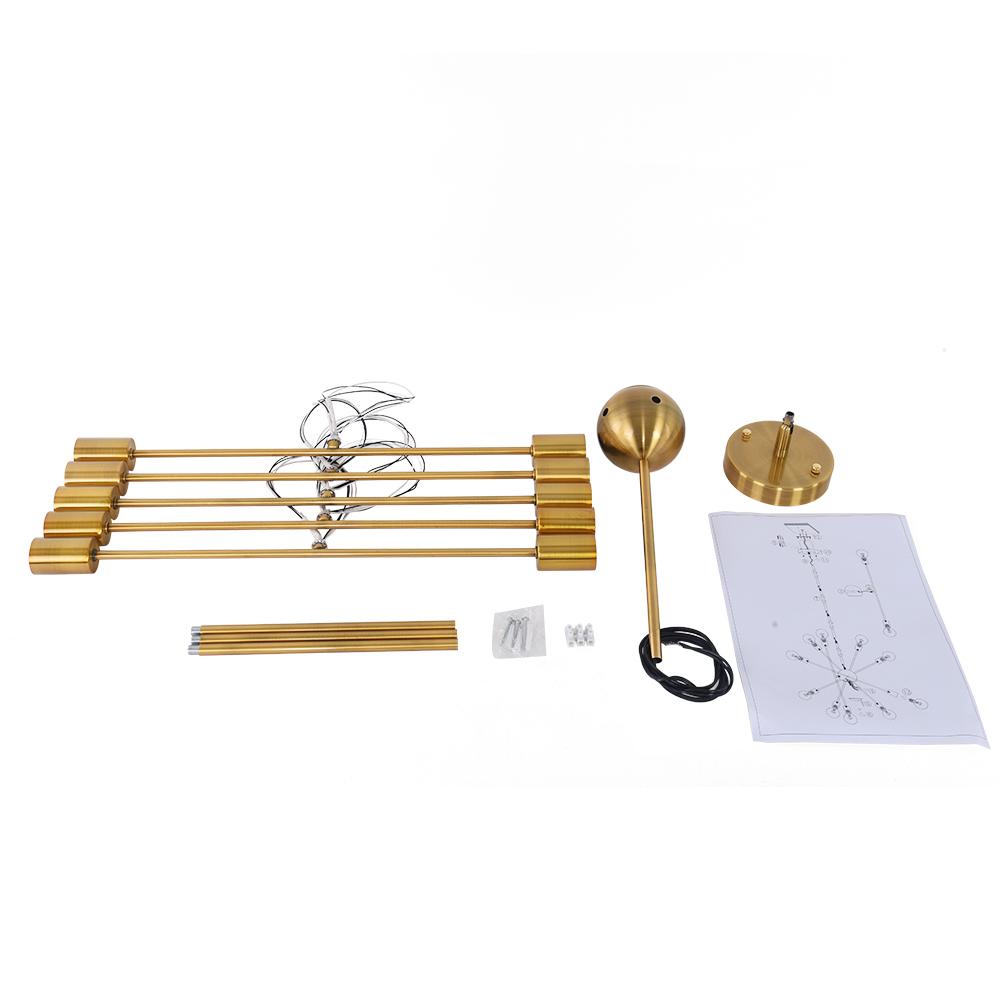 Lustre Moderne Six Luminaires Sputnik