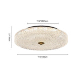 Plafonnier Salon en Verre 30 cm