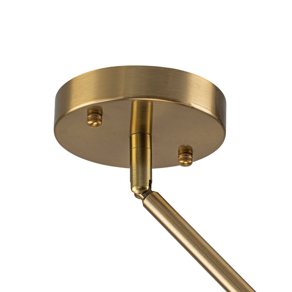 Lustre Soleil Sputnik Marbre Pissenlit pour Salon