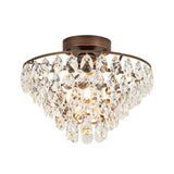 Plafonnier Salon Goutte en Cristal
