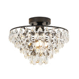 Plafonnier Salon Goutte en Cristal