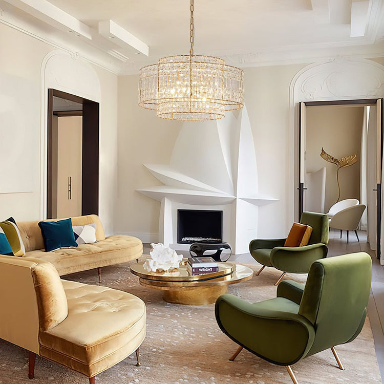 Lustre Salon en Cristal