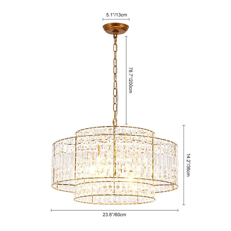 Lustre Salon en Cristal