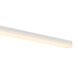 Applique Murale LED Ultra-Fin Applique Salle de Bain à Bras en Brossé Noir/Blanc pour Chambre