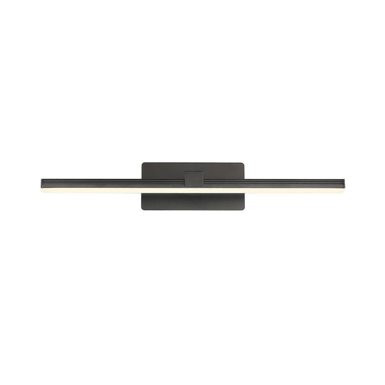 Applique Murale LED Ultra-Fin Applique Salle de Bain à Bras en Brossé Noir/Blanc pour Chambre
