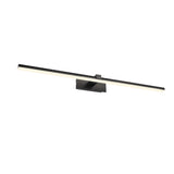 Applique Murale LED Ultra-Fin Applique Salle de Bain à Bras en Brossé Noir/Blanc pour Chambre