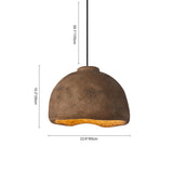 Suspension Salle à Manger Cloche en Métal 60 cm