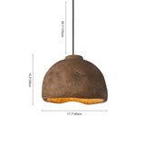 Suspension Salle à Manger Cloche en Métal 60 cm