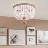 Lustre Salon en Bois