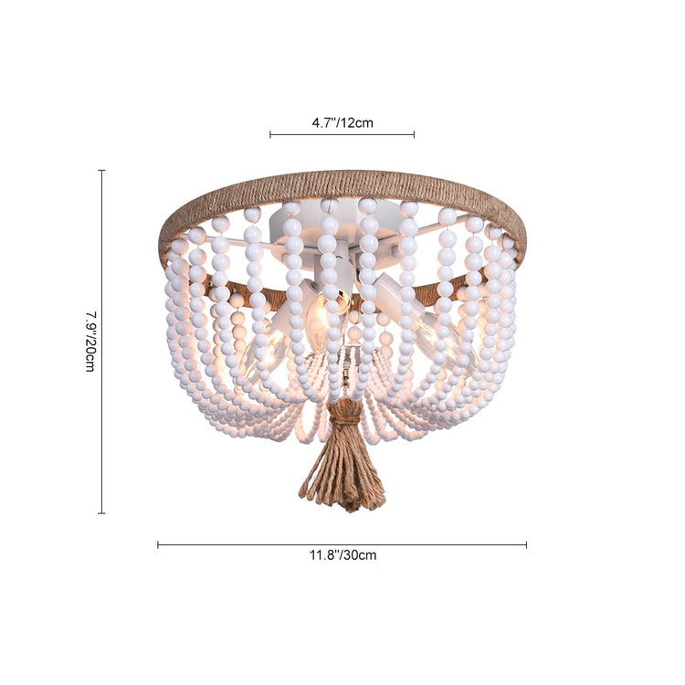 Lustre Salon en Bois