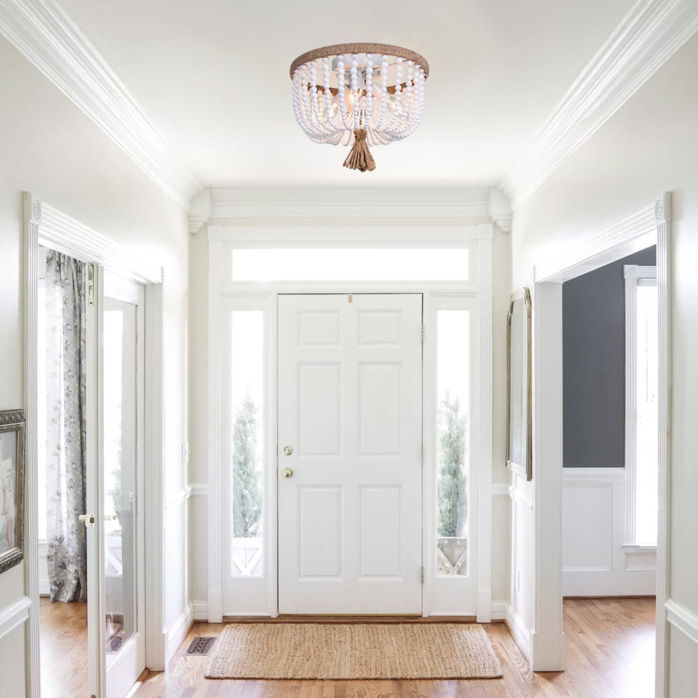 Lustre Salon en Bois