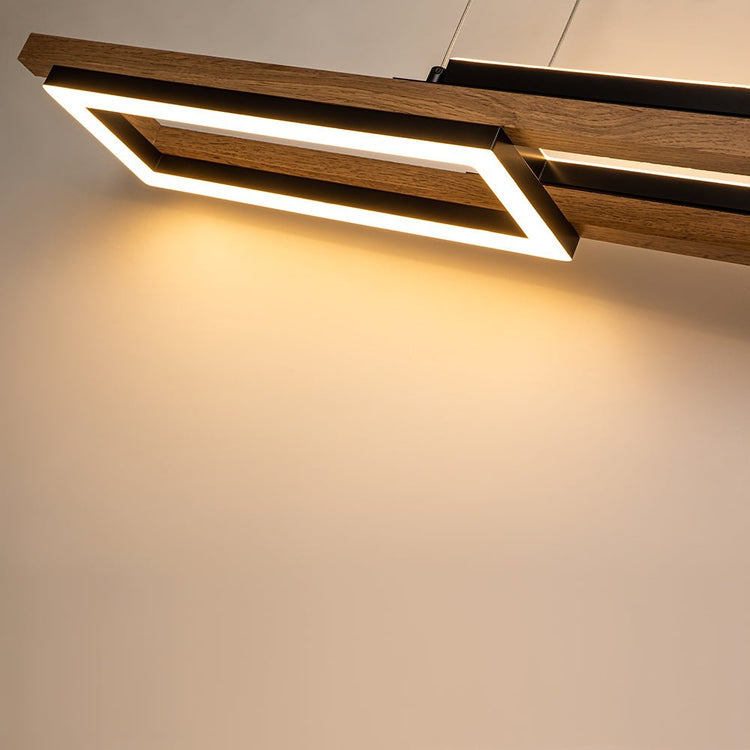 Plafonnier Cuisine Linéaire en Bois
